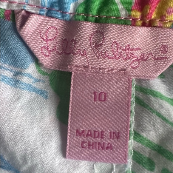 EUC. Girls 10. Lilly Pulitzer multicolor Patchwork “Callahan” Skort - Picture 6 of 8